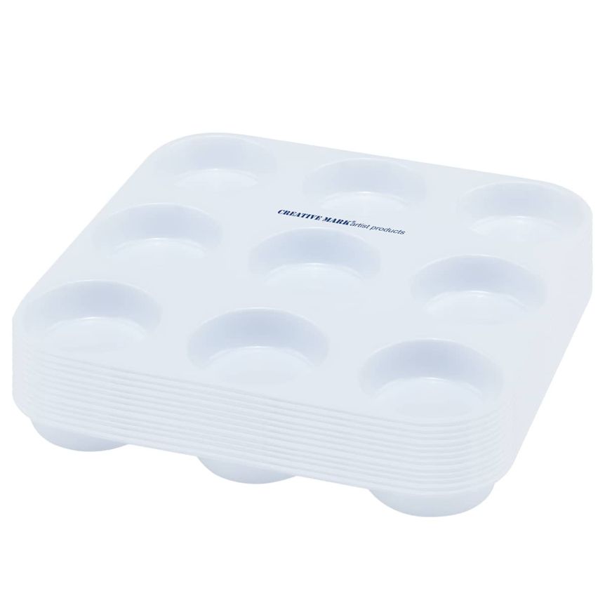 Creative Mark 9-Well Plastic Muffin Tray Pack of 12