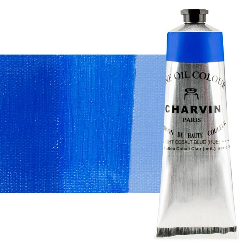Cobalt Blue Light Hue 150ml Tube Fine Artists Oil Paint by Charvin
