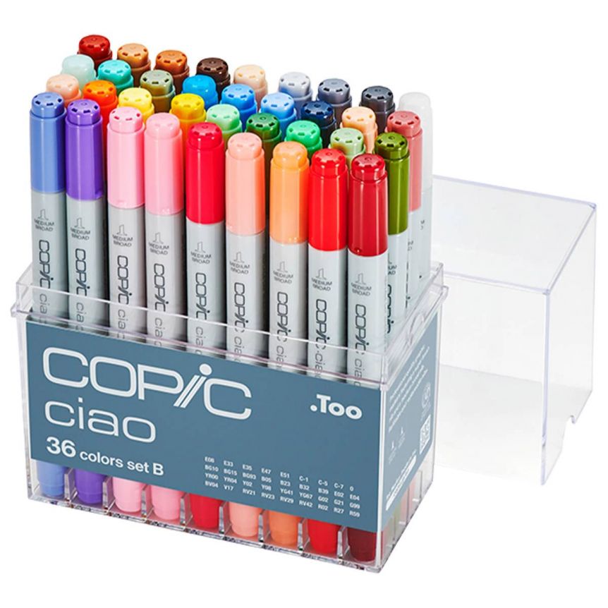 COPIC Ciao Markers Set of 36 - Collection B