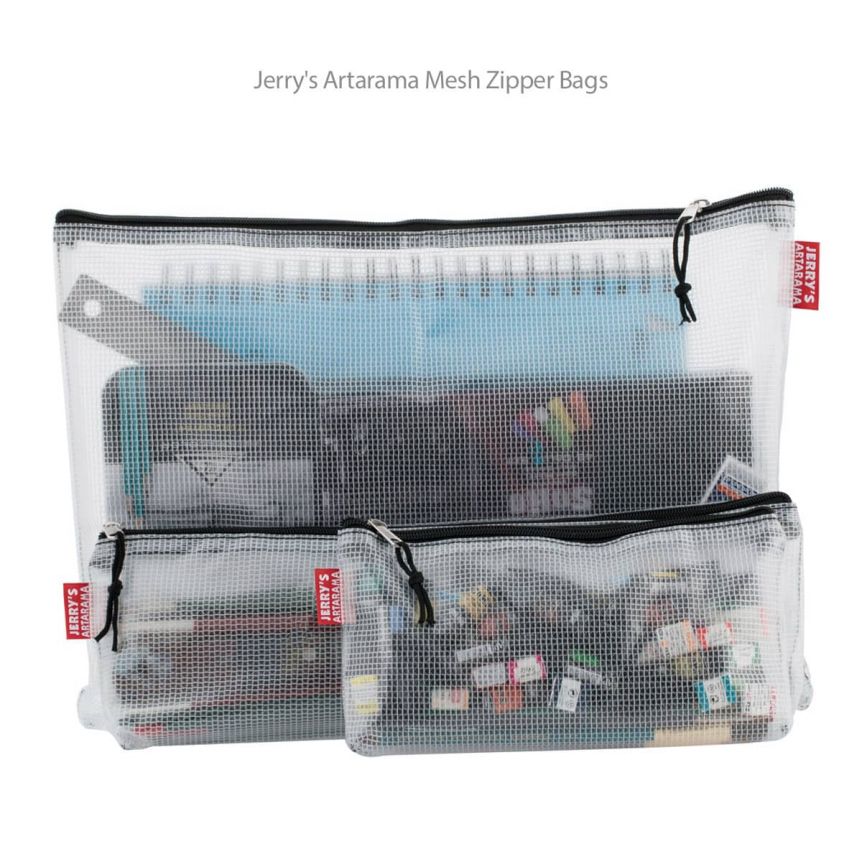 Creative Mark Mesh Zipper Bag 5x15- Medium - Zippered Pouches
