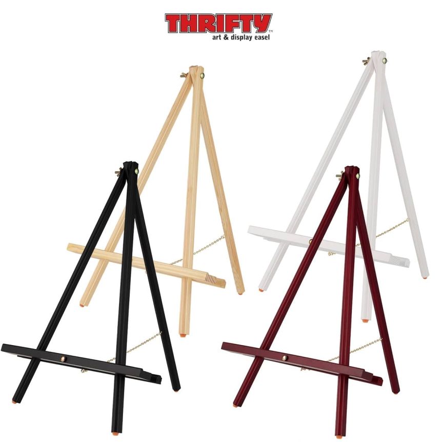 Large Natural Wood Display Easel A-Frame Artist Tripod Table Holder Stand 8  Pack