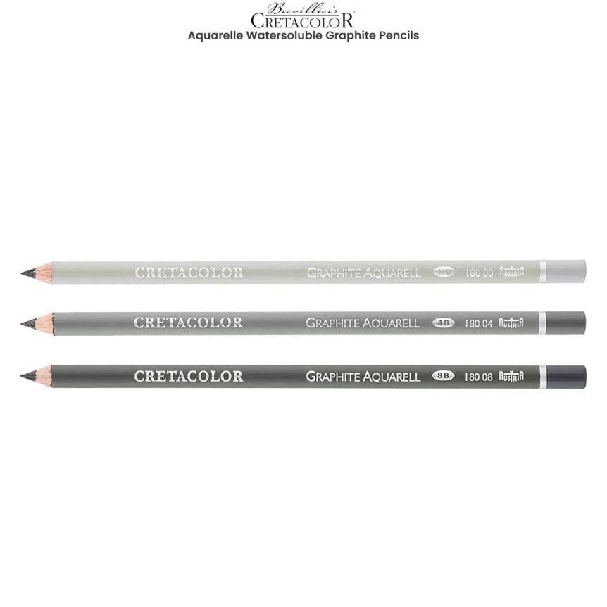 Cretacolor Aquarelle Watersoluble Graphite Pencils