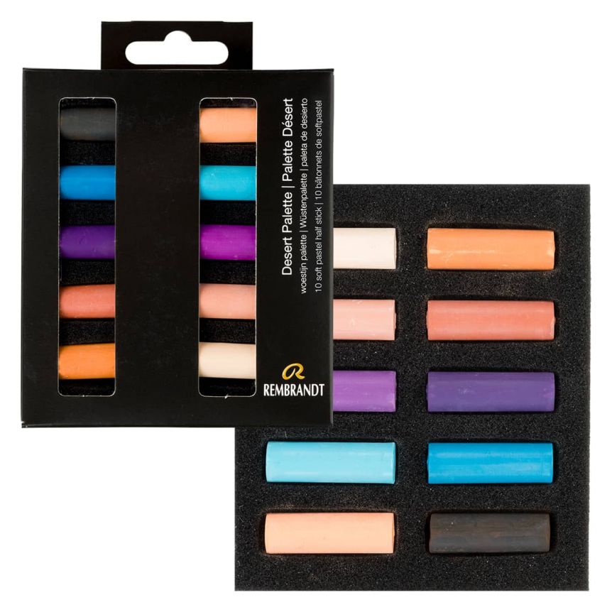 Rembrandt Soft Pastel Half-Stick - Desert Palette (Set of 10)