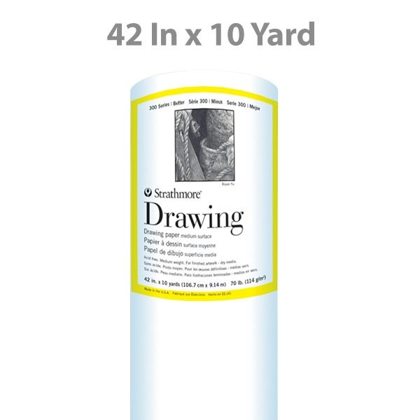 Strathmore Paper Roll 300 Drawing 42x10 Yd Roll