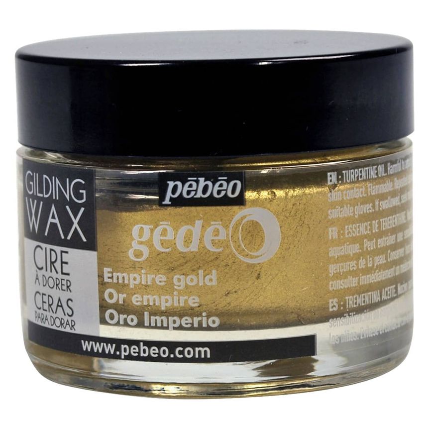 Pebeo Gedeo Gilding Wax - Empire Gold, 30ml