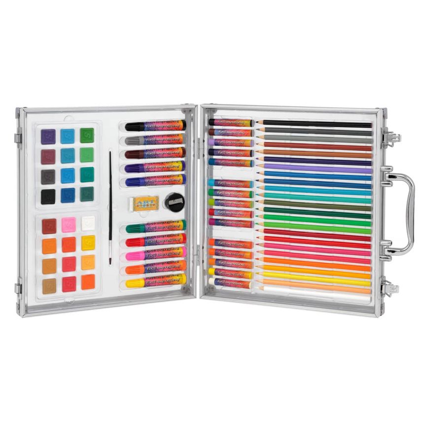 First Impressions Complete Kids Art Set, 78 Piece Non-Toxic with