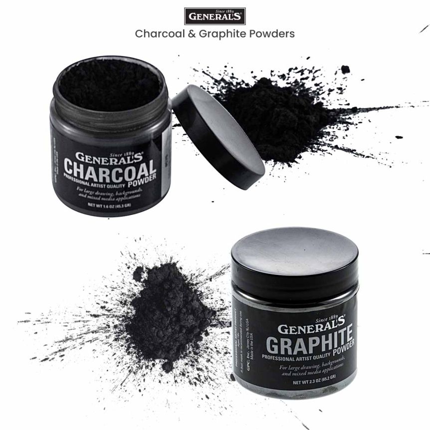 General's Charcoal & Graphite Powders