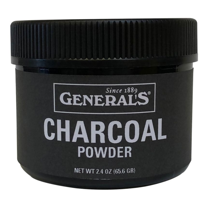 General's Charcoal Powder, 2.4oz Jar