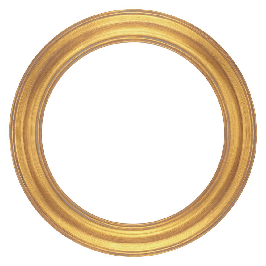 Ambiance Round Frame - Gold, 10" Diameter