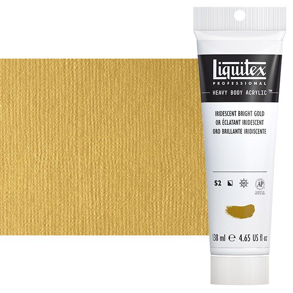 Liquitex Soft Body Acrylic Paint 59ml: Iridescent Rich Gold S2