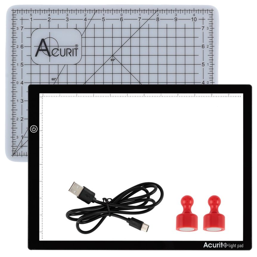 Acurit Light & Easy 9X12 LED Light Pad 3 piece Combo