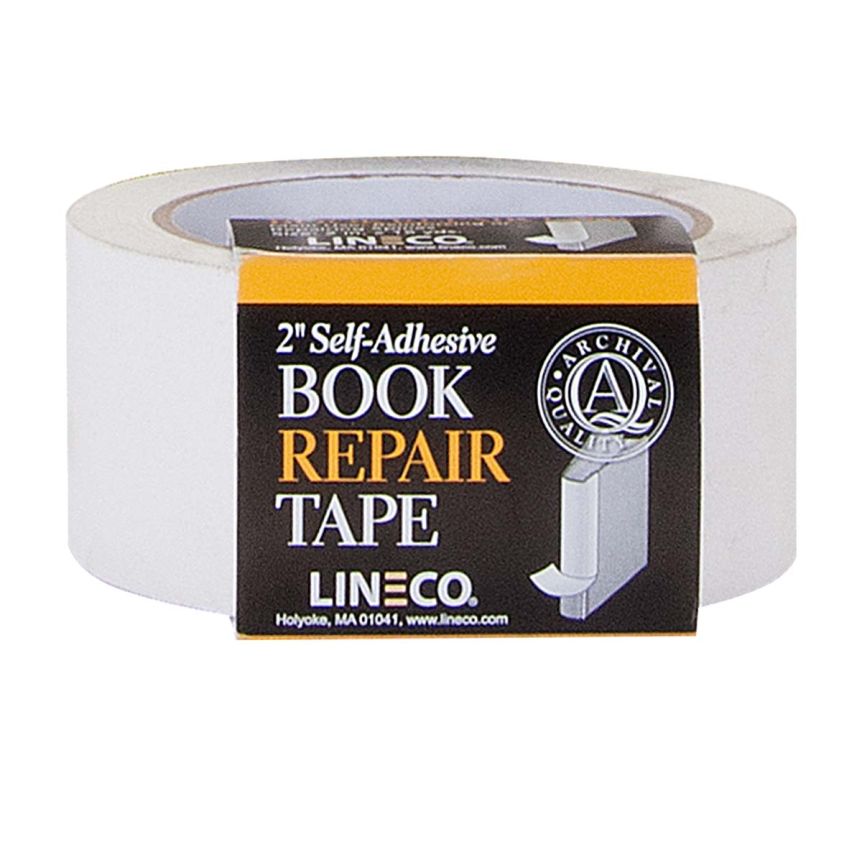 Lineco Self-Adhesive Book Repair Tape 2 x 15yd Black