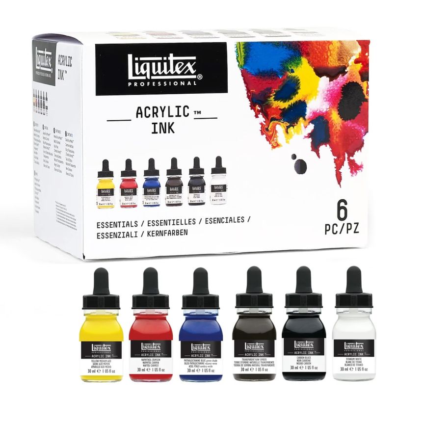 Liquitex Ink Iridescent Set of 3