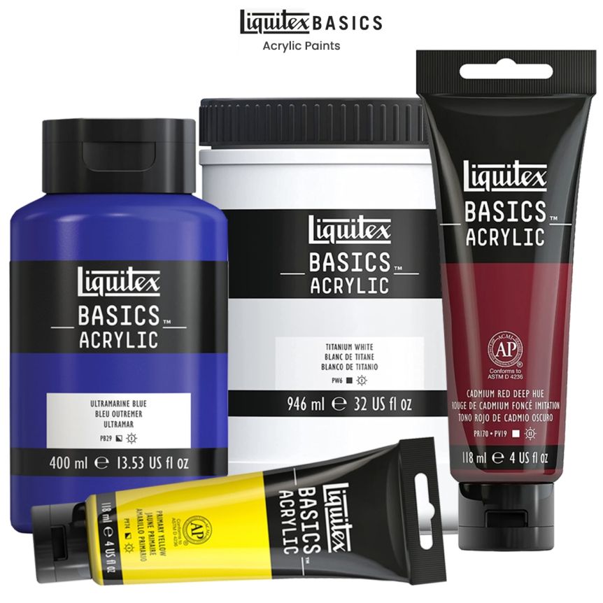 Liquitex BASICS Acrylic Fluid Paints & Sets