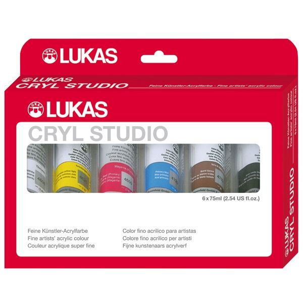 LUKAS Cryl Studio Set of 6 75ml