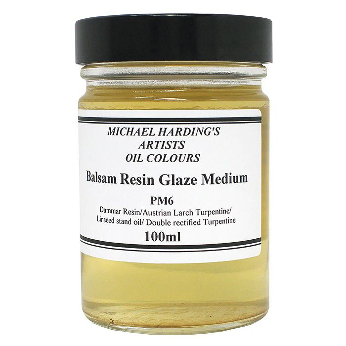 Michael Harding, PM6 Balsam Resin Glaze Oil Medium, 100ml Jar