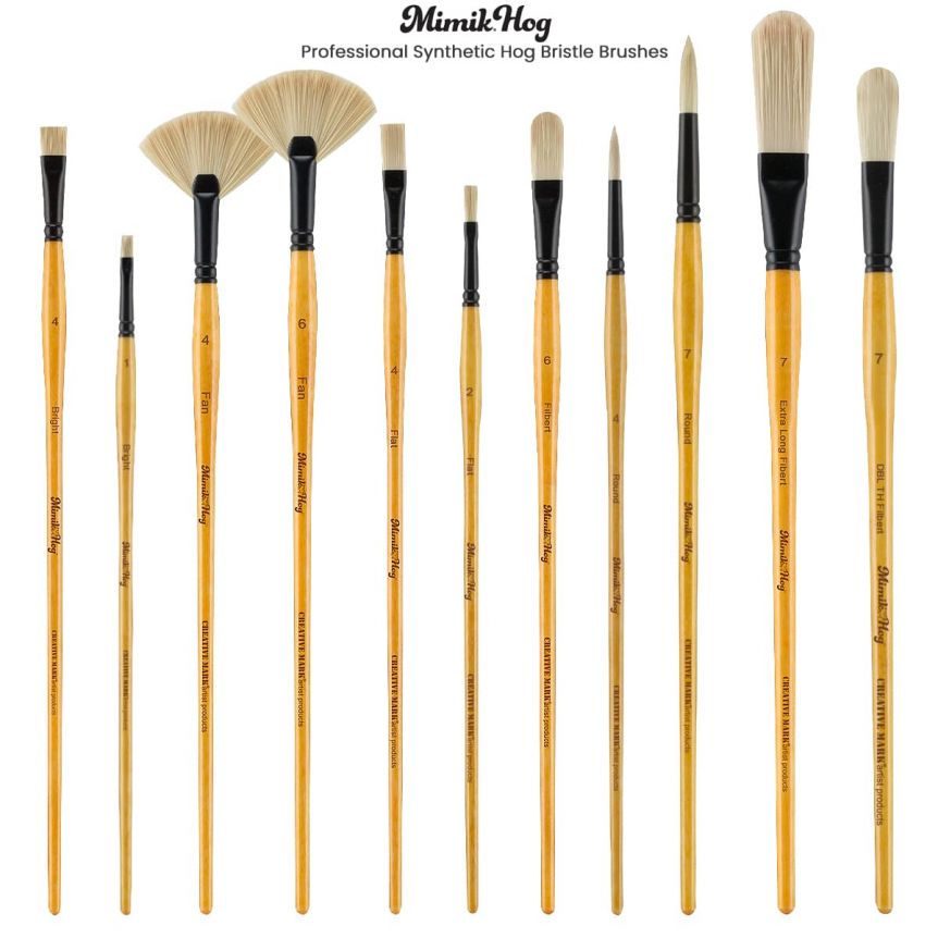 Edge, Original, 4in, & 2in Yellow Brushes - Medium Stiffness