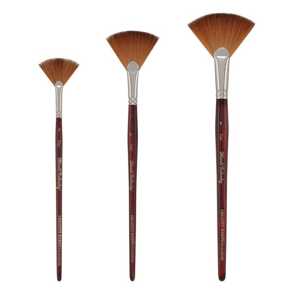 Creative Mark Mimik Kolinsky Synthetic Sable Short Handle Brushes And Sets  - Elite Professional Brushes for Painting, Artists, Students, & More! -  [Flat - 20] 