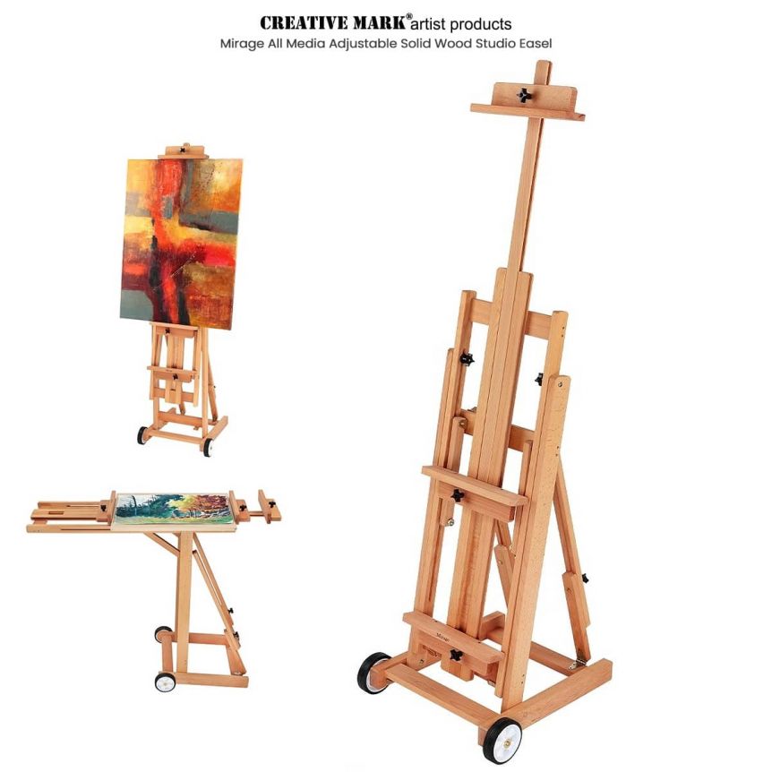 Instant Display Easel Stand - 61 Tripod Collapsible Portable Artist Floor  Easel
