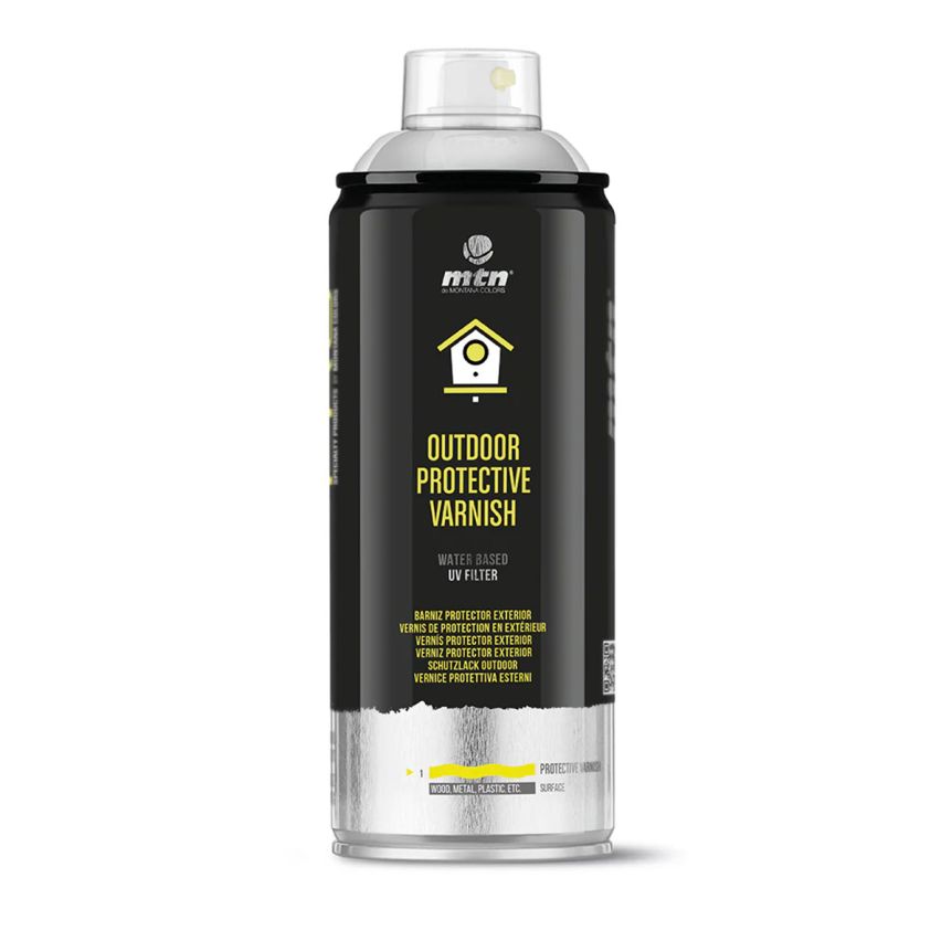 Montana Professional Outdoor Protective Spray Varnish - Gloss, 400ml