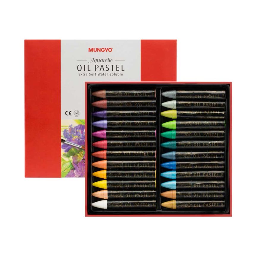 Water-soluble oil pastel set, 12 colours