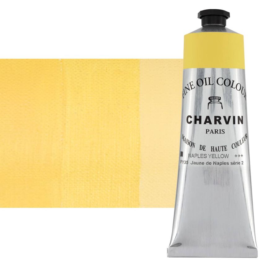 Naples Yellow 150ml Tube Fine Artists Oil Paint by Charvin
