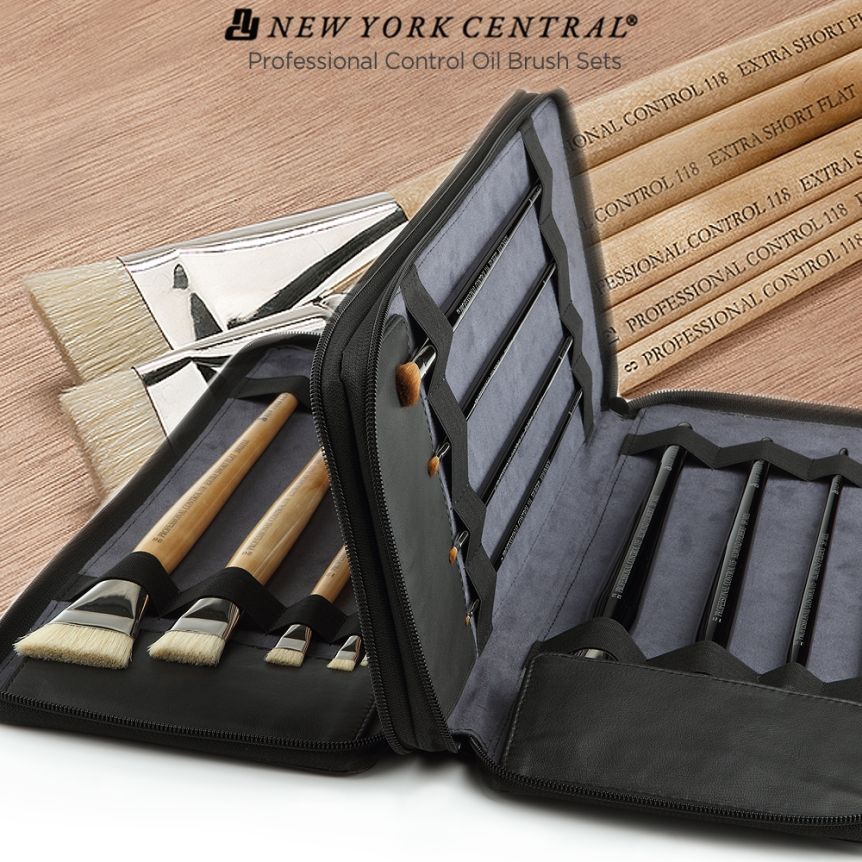 New York Central Professional Control Oil Brushes