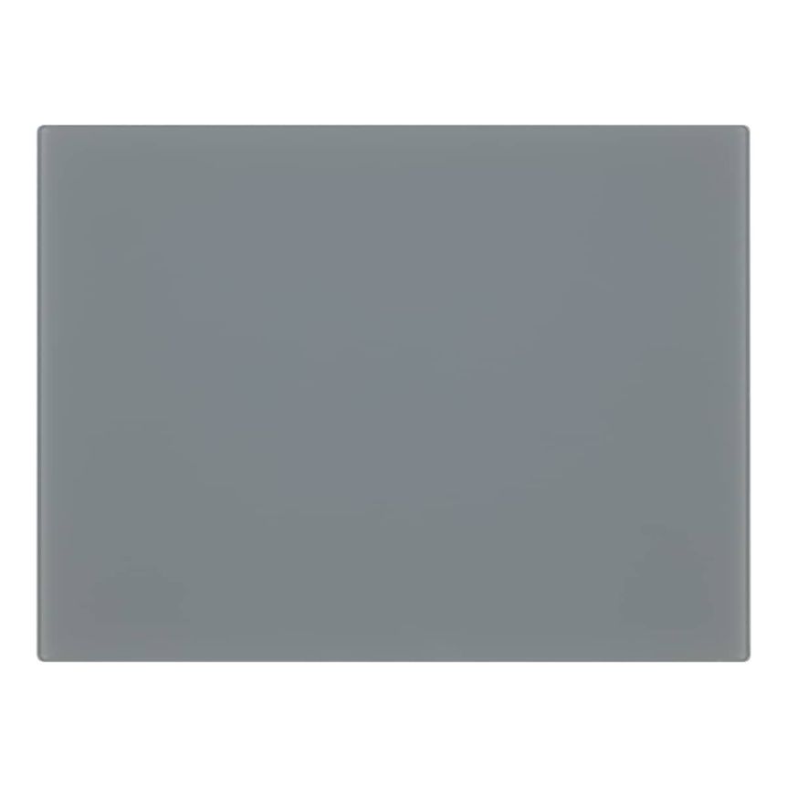 NY Central Glass Tabletop Palette 12"x16" Grey