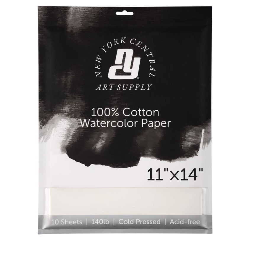 100 Sheets Cotton Watercolor Paper, Bulk, Cold Press Paper – Cre8Joy