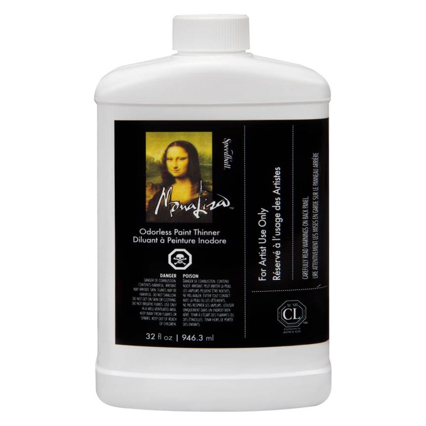 Speedball 8-Ounce Mona Lisa Odorless Paint Thinner for sale online