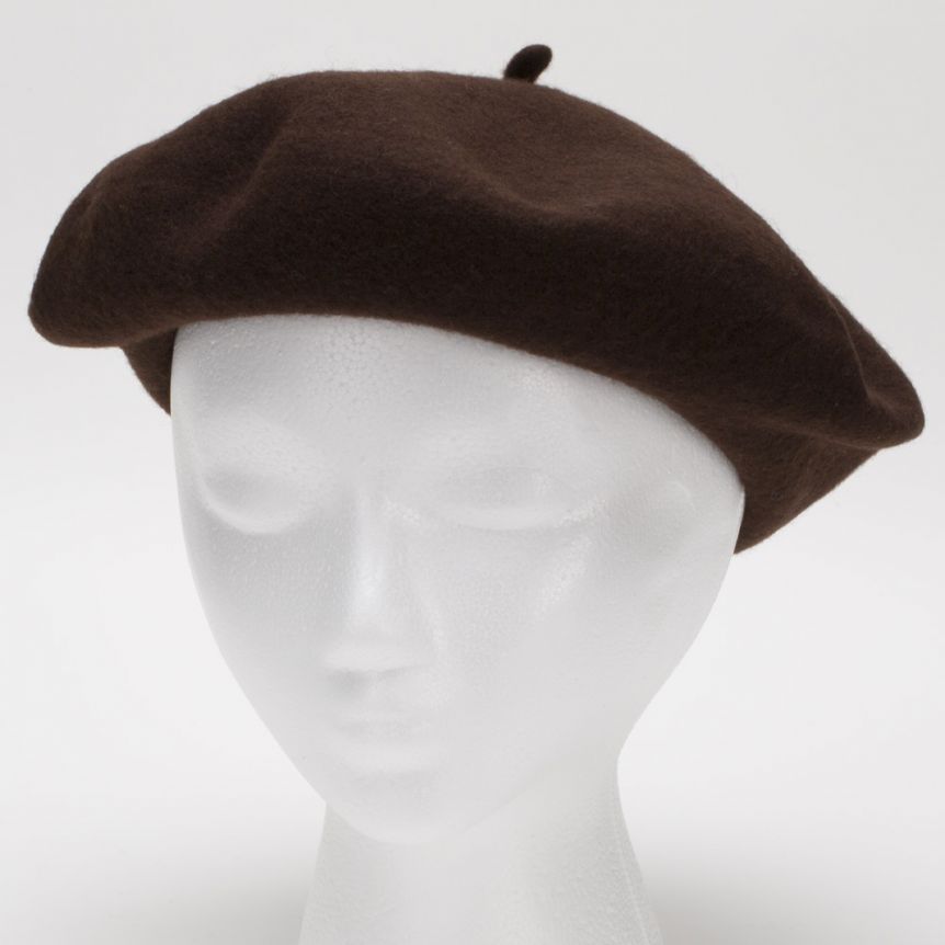 PaintWear Artist Beret, Chocolate Brown (Wool)