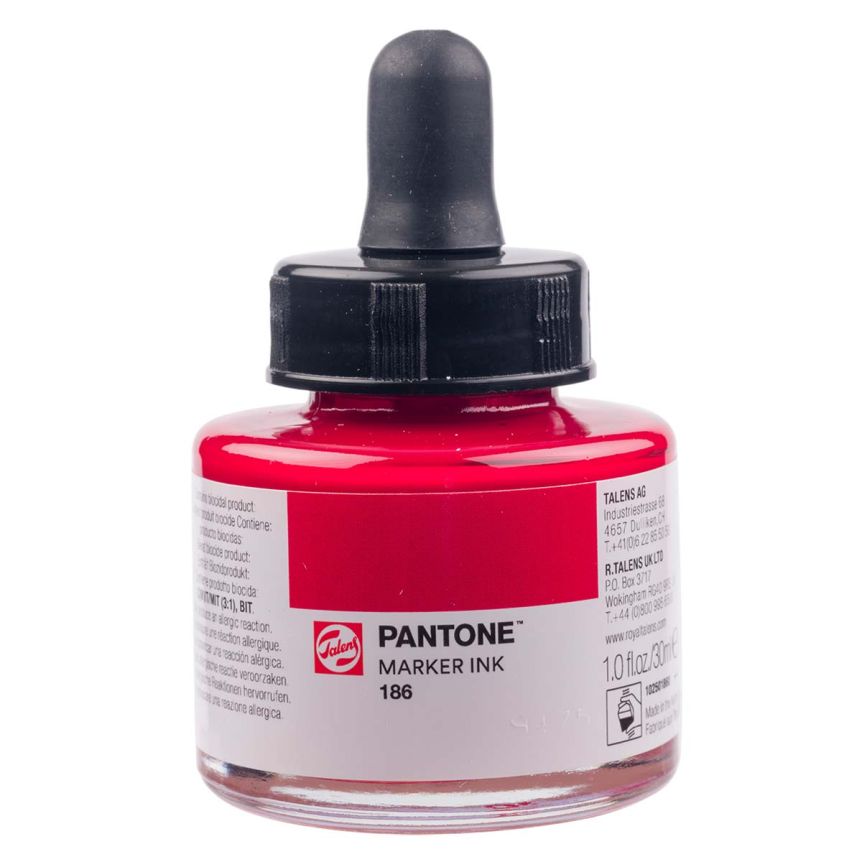 Pantone Marker Ink Bottle, #186 (30ml)