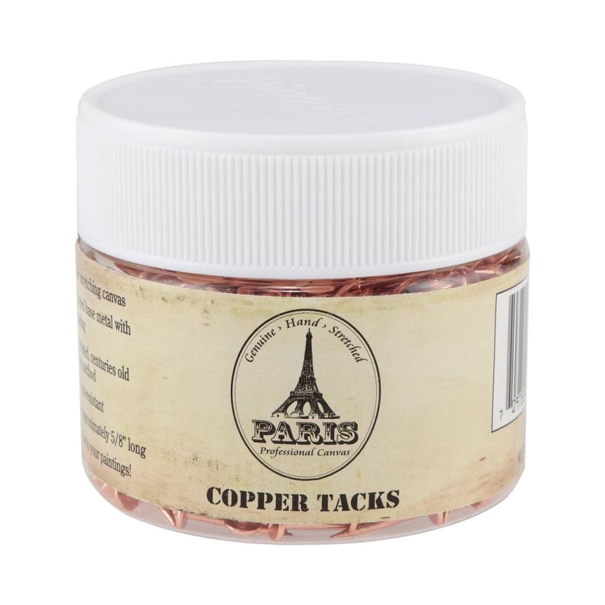 Copper Cut Tacks- 3/8 inches long- 1 ounce bag