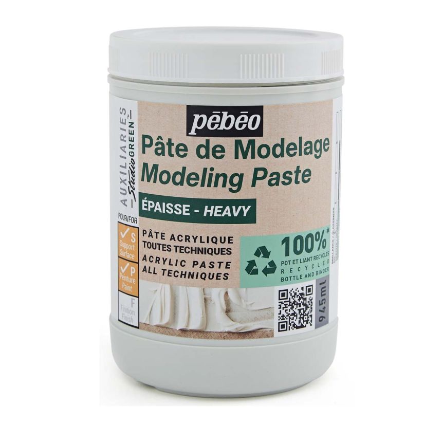 Pebeo Studio Green Heavy Modeling Paste (945ml)