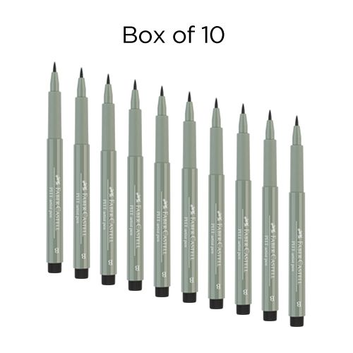 Box 10 Pitt Brush Pen Earth Green