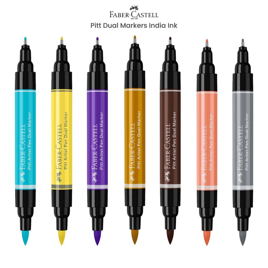 Sharpie Brush Twin Tip Assorted Colors Set