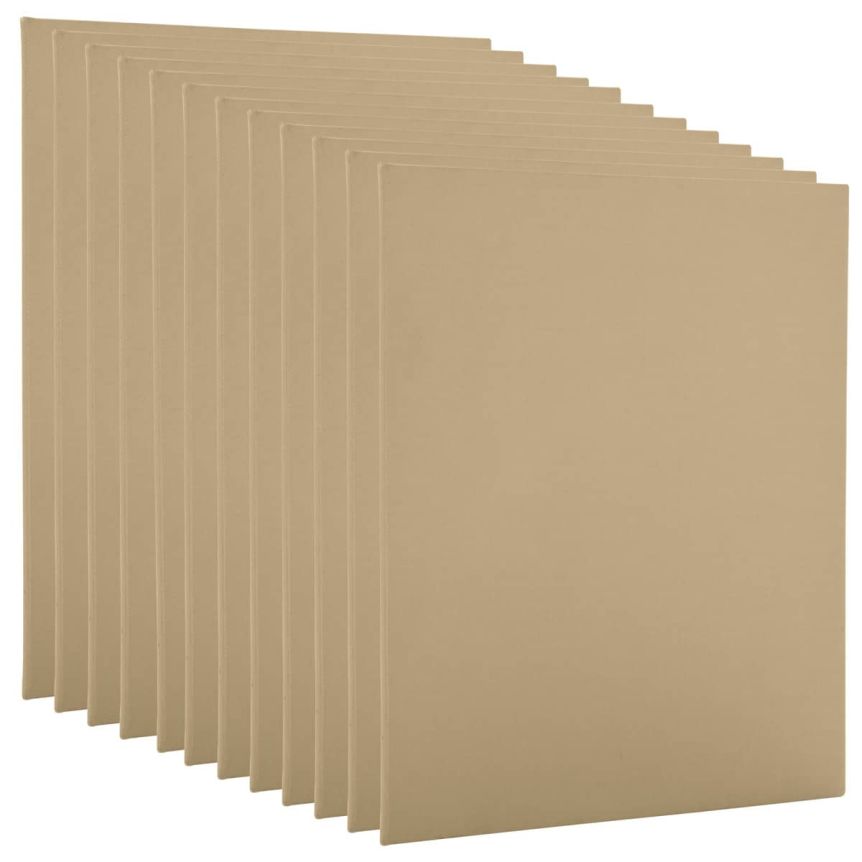 Paramount Pro-Tones Canvas Panel 12"x16", Dune (Box of 12)