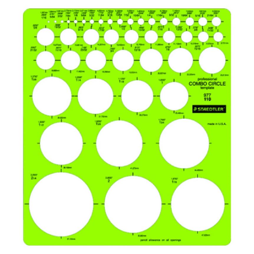 Staedtler Mars Combo Circle Template
