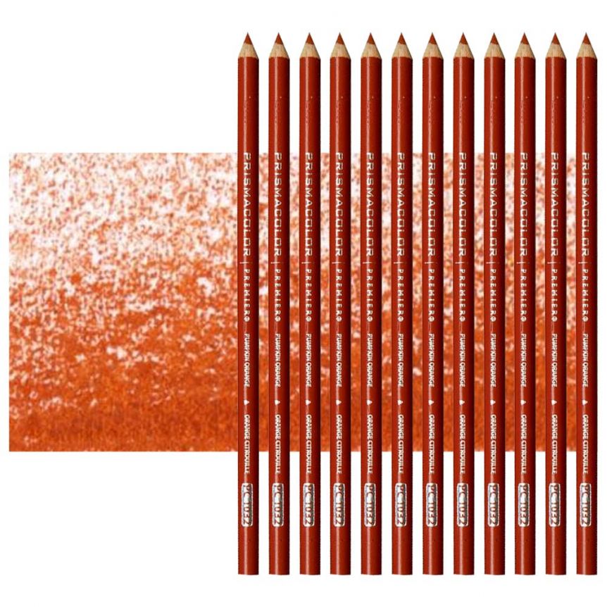 Prismacolor Premier Colored Pencil PC1032 Pumpkin Orange (Set of 12)