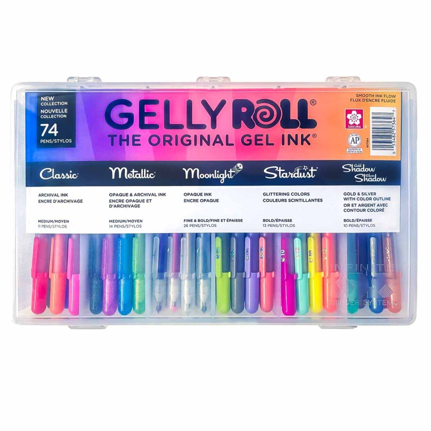Gelly Roll Moonlight 06 Fine Tip- Set of 25 Colors