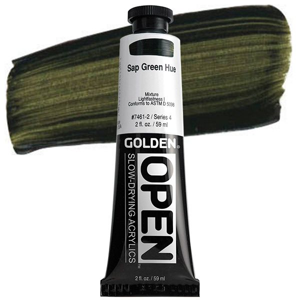 Golden Heavy Body Acrylic Sap Green Hue 2 oz