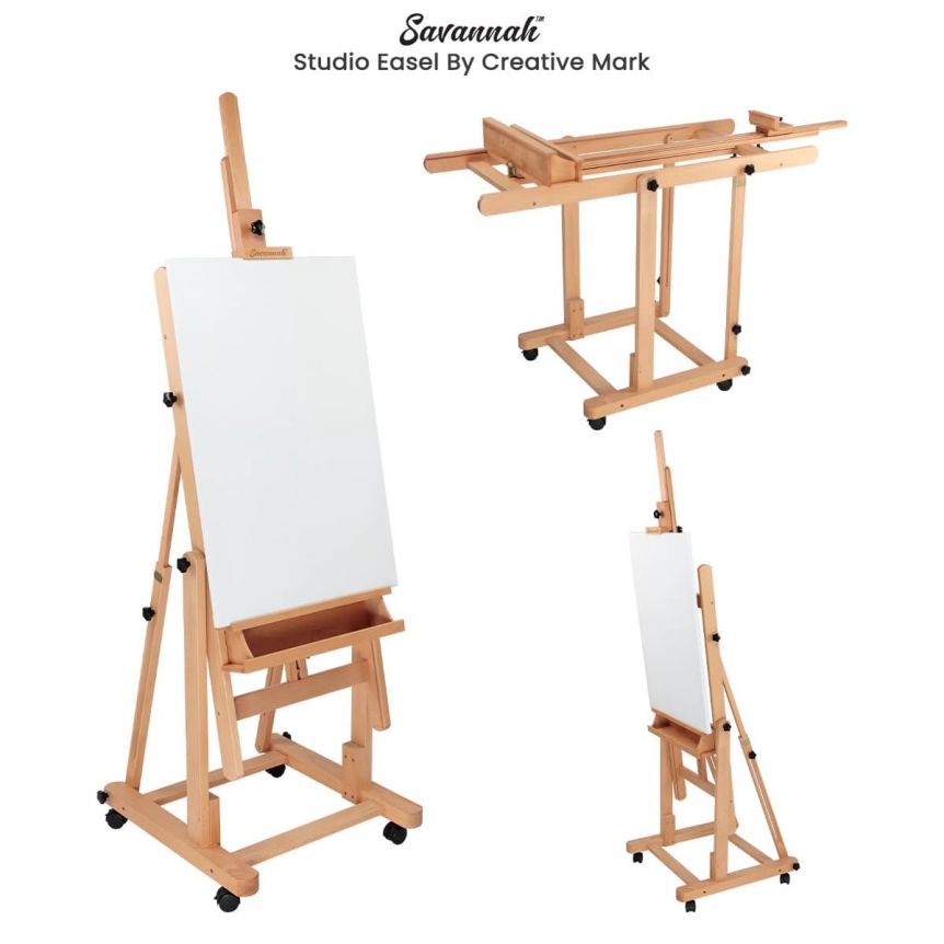 MEEDEN 2-Pack Steel Folding Tripod Display Easel -63'' Tall Adjustable  Instant Easel Display Stand with Bag for Signs, Presentations, Posters &  Art