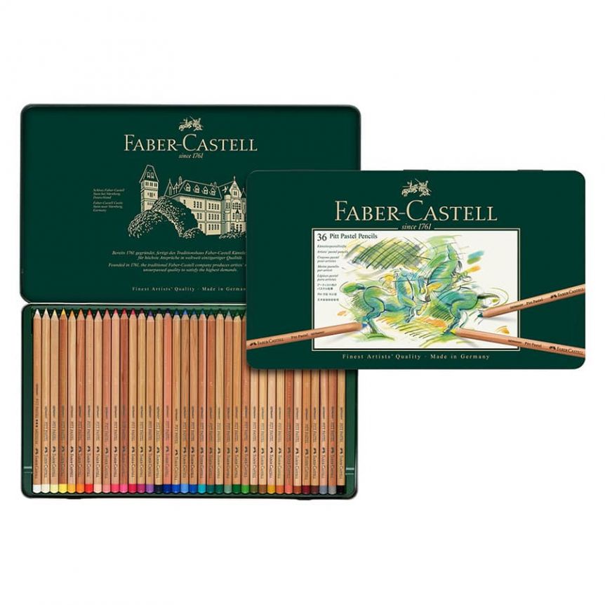 Faber-Castell Pitt Pastel Pencil Set (Set of 24)