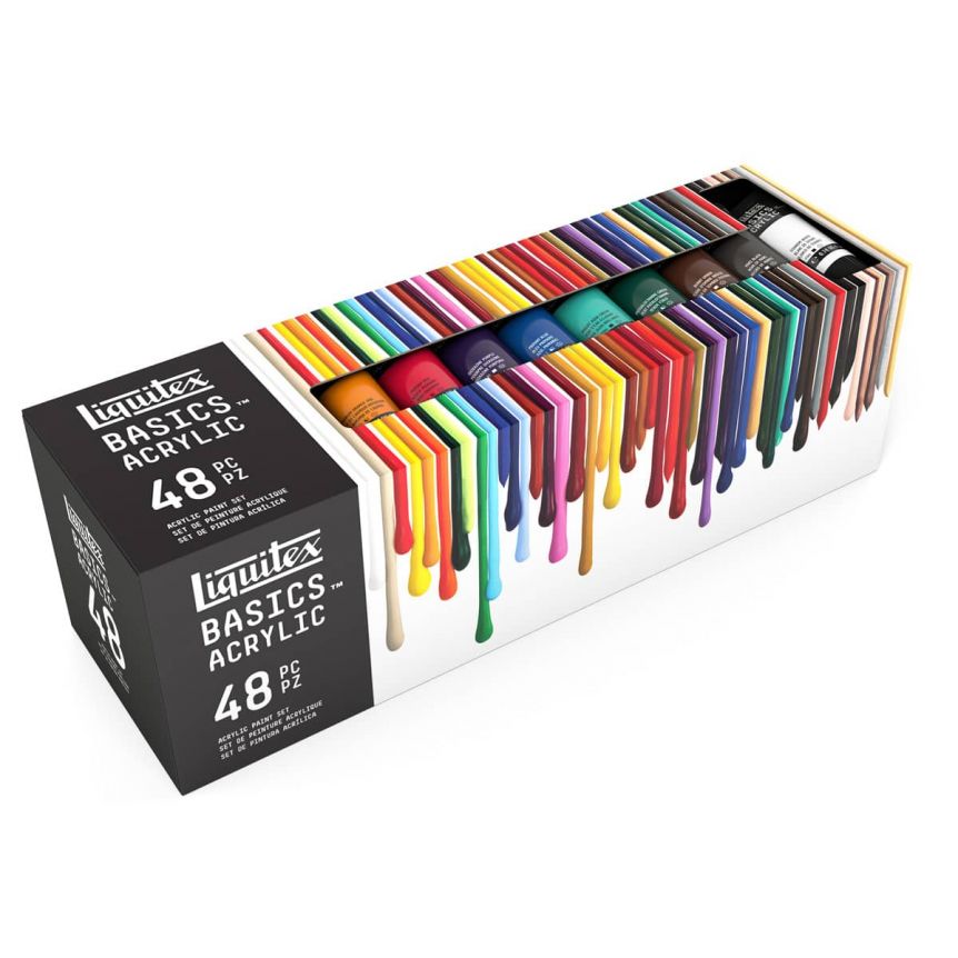 Liquitex BASICS Acrylic Best Sellers Set of 24, 22ml