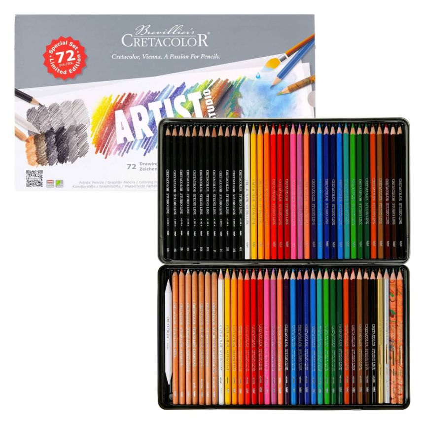 Cretacolor The Brilliants Metallic Color Pencils, Set of 12 – Racine Art  Museum Store