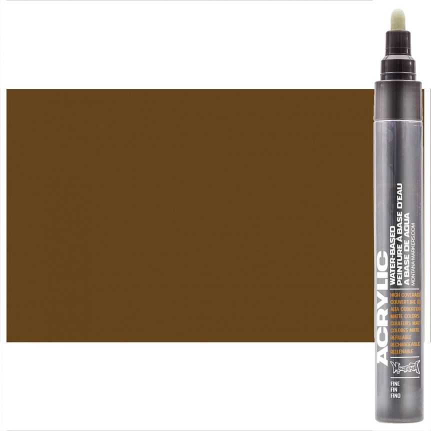 Montana Acrylic Paint Marker 2mm (Fine) - Shock Brown Dark