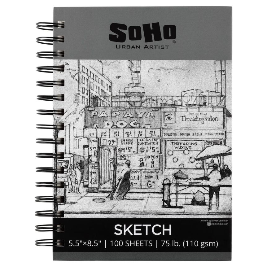 Sketchbook, 5.5 x 8.5, 100 Sheets