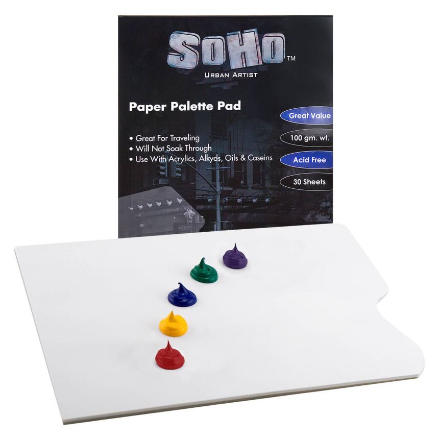 SoHo Paper Palette Pad w/o Thumb Hole 12x16"