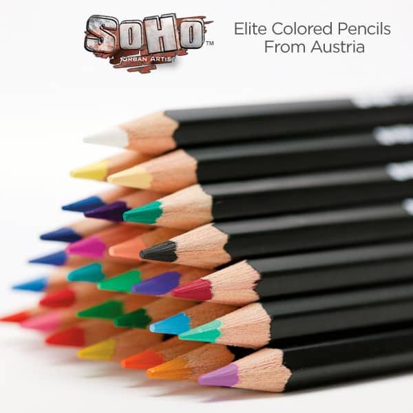 Rainbow Pencils Black Wood – Stubby Pencil Studio