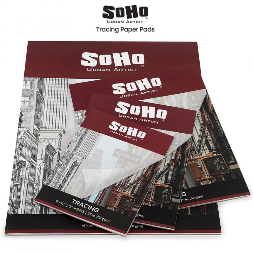 SoHo Urban Artist 100 lb Bristol Paper Pad 9x12 (20-Sheets